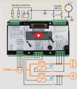 ATS controller wiring diagram video