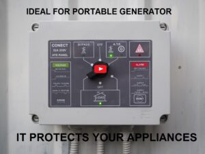 How to connect a portable generator