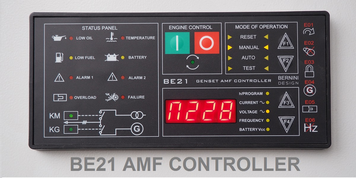 BE21 AMF ATS CONTROLLERS SINGLE PHASE