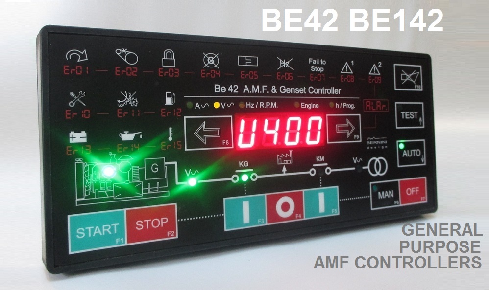 BE42 & BE142 AUTOMATIC MAINS FAILURE CONTROLLERS