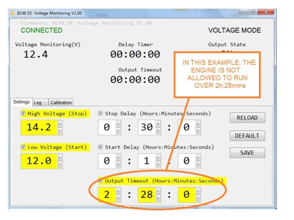 MONITORING RELAY TIME OUT