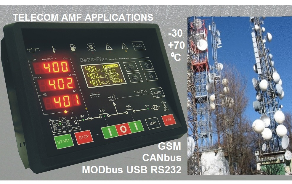 AMF PANEL SUITABLE FOR TELECOM APPLICATIONS