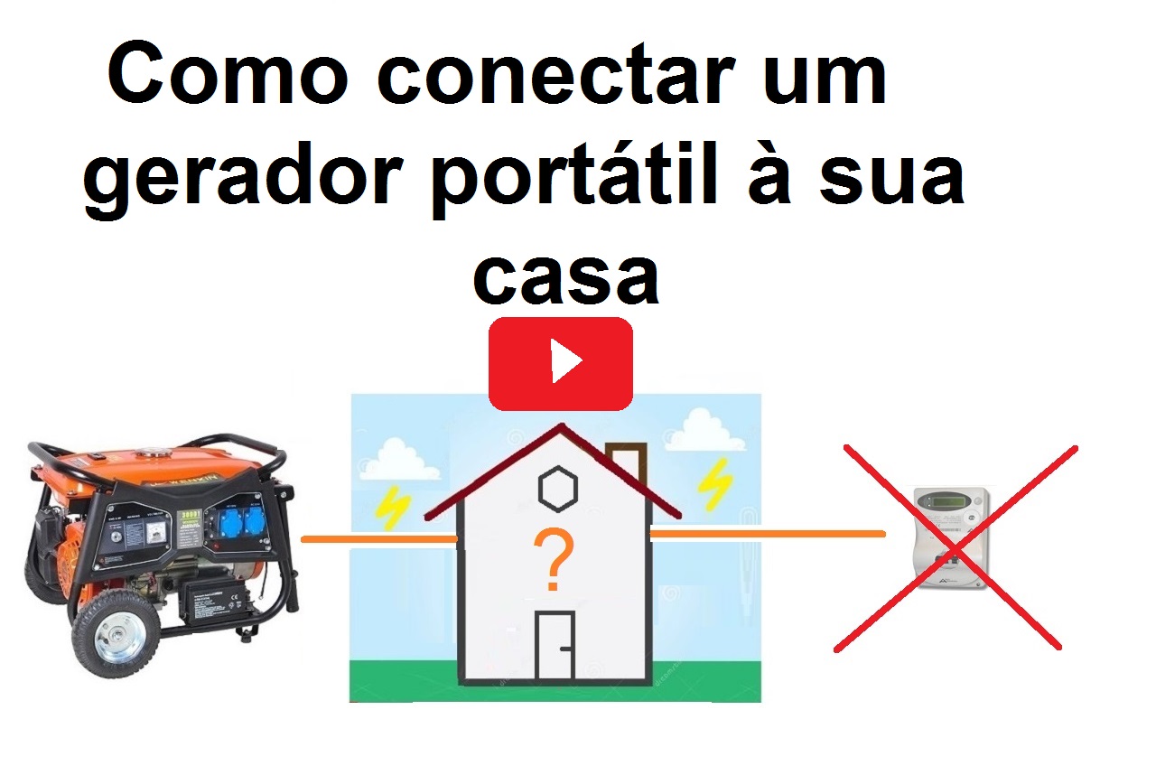 Como conectar um gerador portátil à sua casa