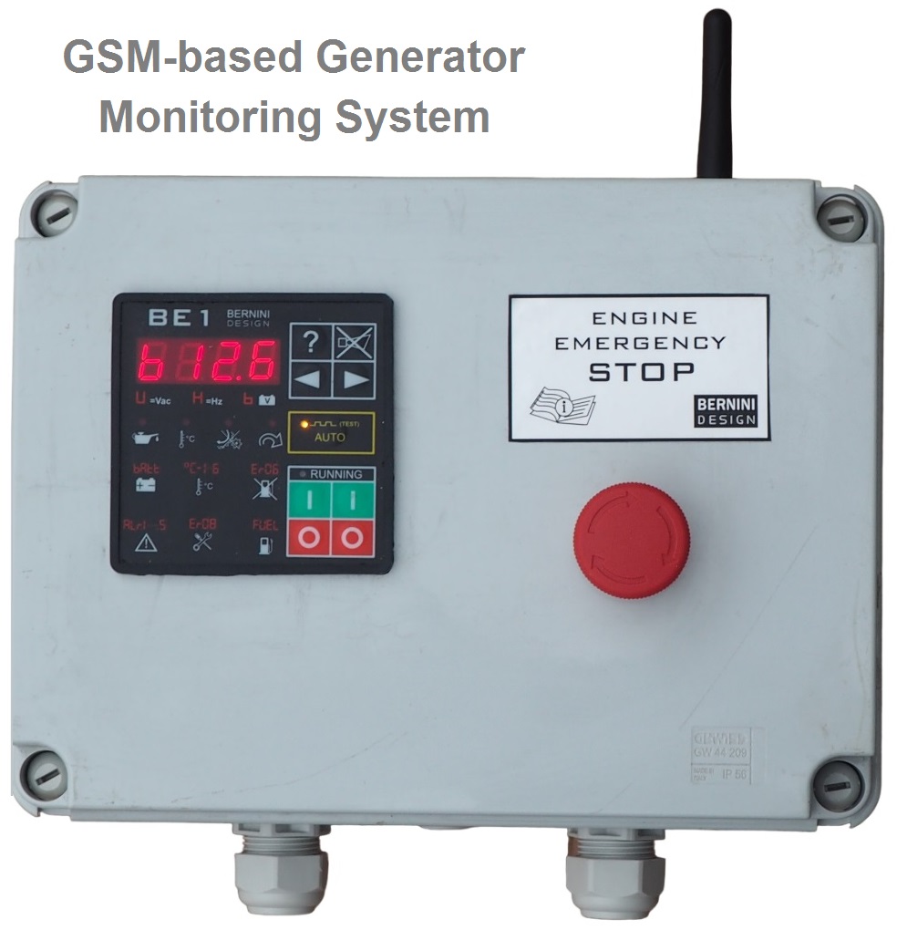 GSM based generator monitoring system