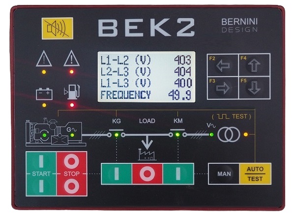 THE BEK2 AMF CONTROL PANEL