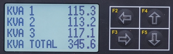 AMF CONTROLLER GENERATOR KVA MEASUREMENTS