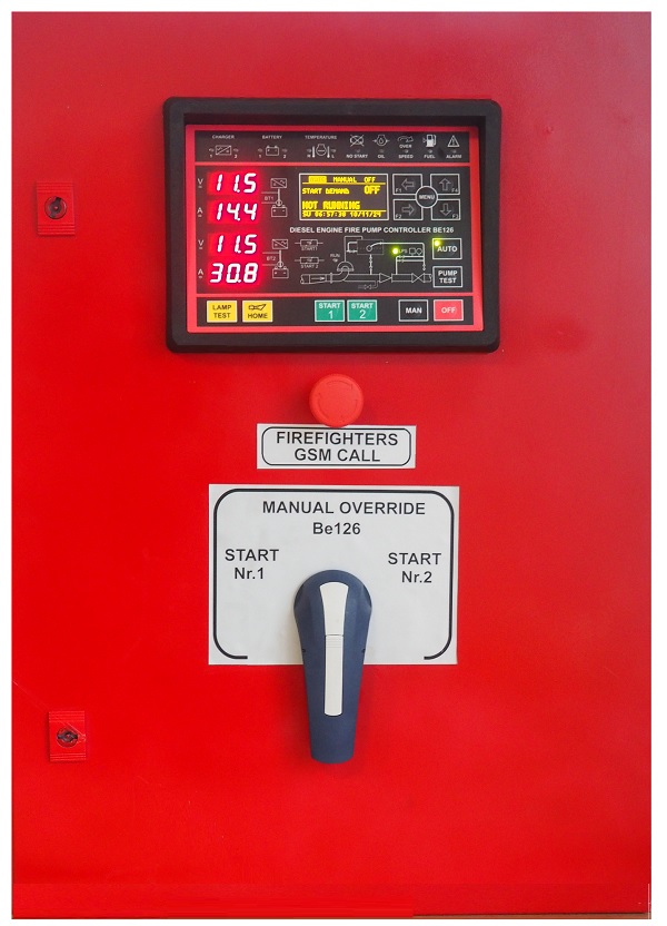 The Be126 NFPA20-compliant fire figthing controller