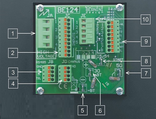  GENERATOR CONTROLLER REMOVABLE CONNECTOR LIST