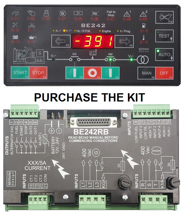 ATS CONTROLLER FOR GENERATOR KIT PRICE