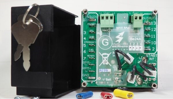 VISTA TRASERA DEL CONTROLADOR PARA GRUPO ELECTROGENO