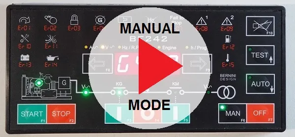 ATS controller manual mode tutorial