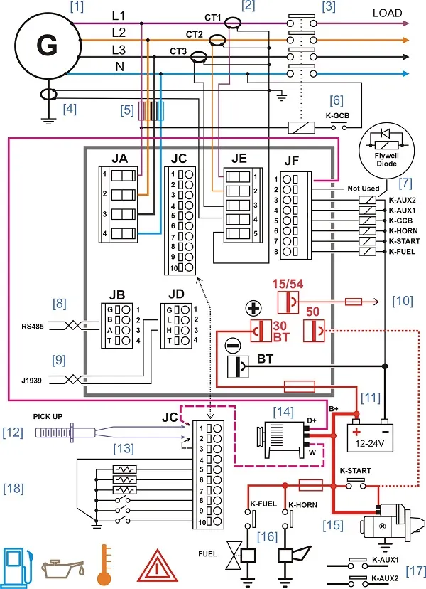 Diesel-Generator-Controller-Wiring-Diagram