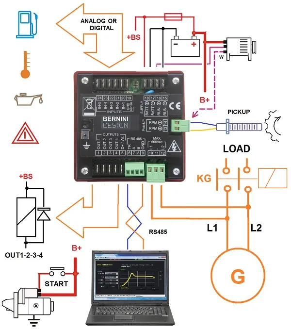 Single Phase Gasoline <generator Wiring Diagram