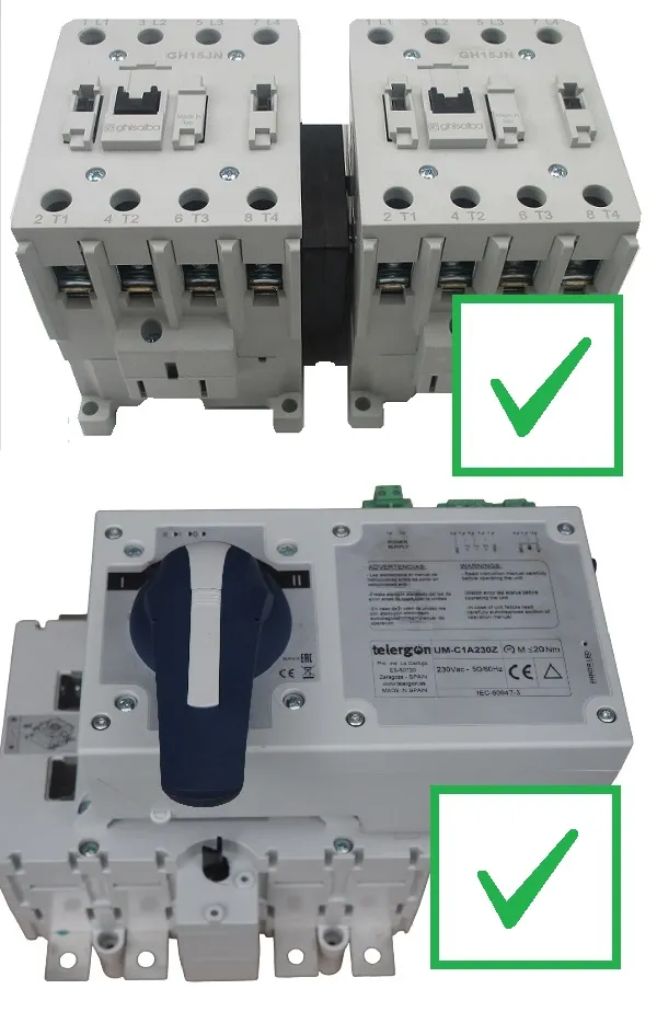 The ATS controller is suitable for all kind of changeovers